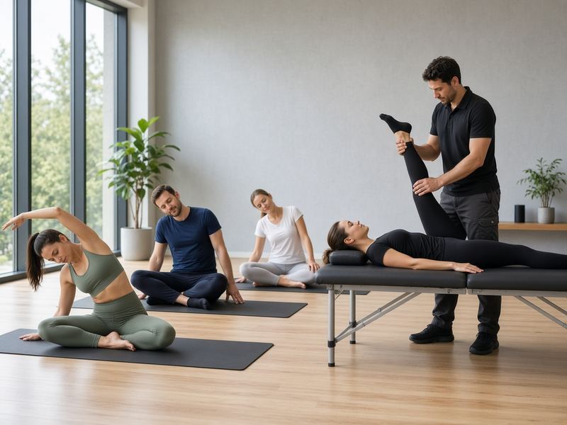 Corporate stretch at Studio Velvet Wave